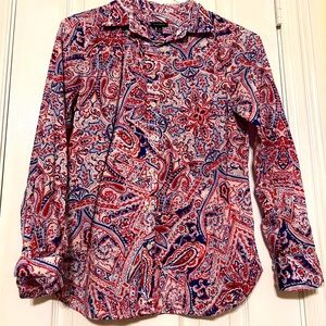 Talbots Button Down Cotton Long Sleeve Misses Size XS